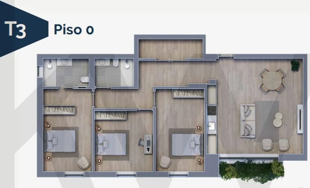 Apartamento T3 para Venda em Oliveira do Bairro Foto 7