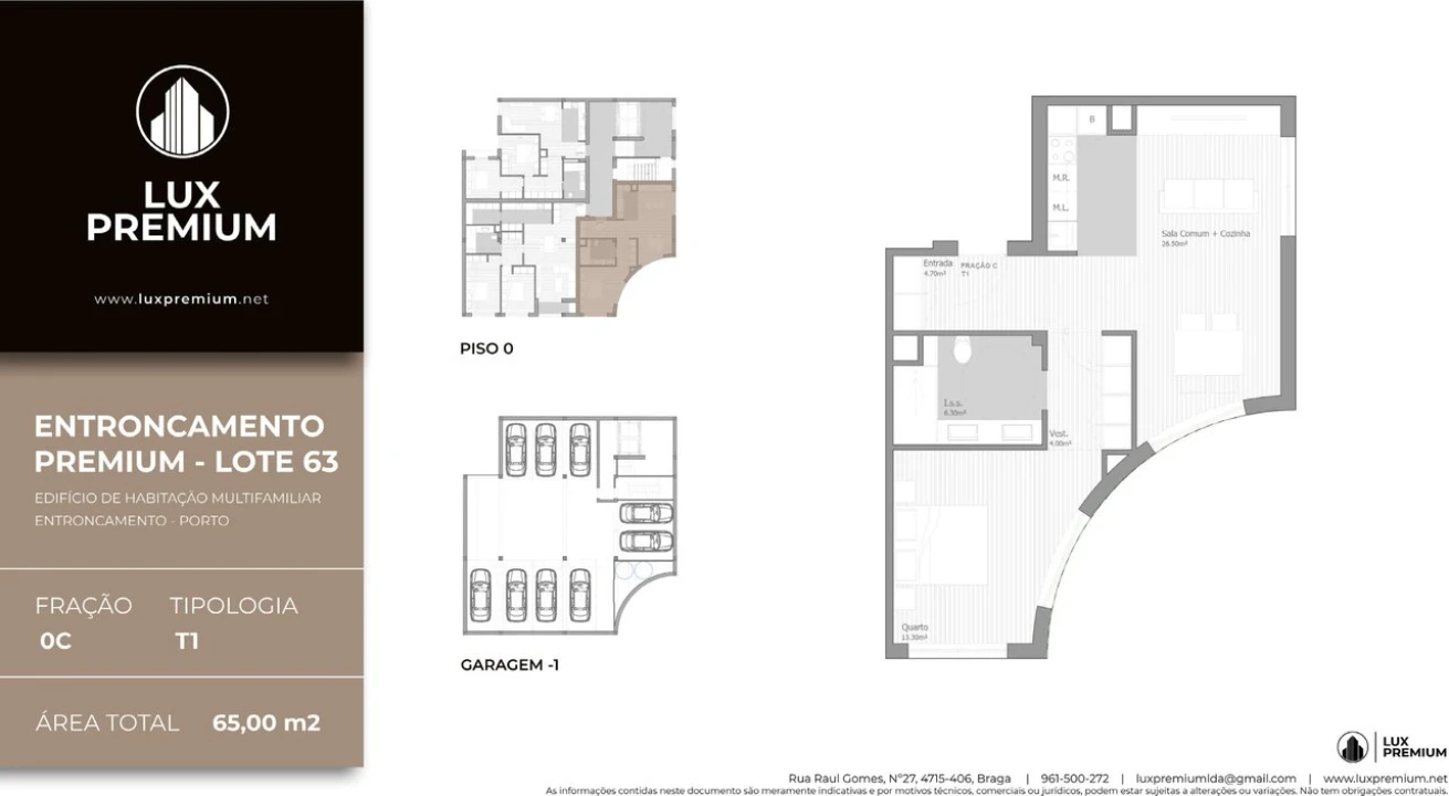 Apartamento T1 para Venda em São João Baptista Foto 9