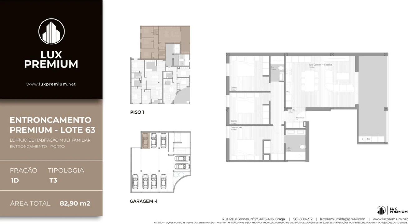 Apartamento T3 para Venda em São João Baptista Foto 9