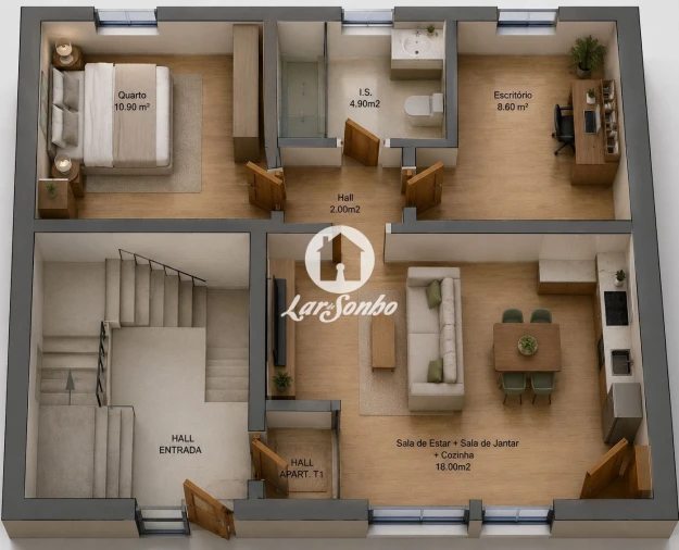Apartamento T2 para Venda em Barroselas e Carvoeiro Foto 23