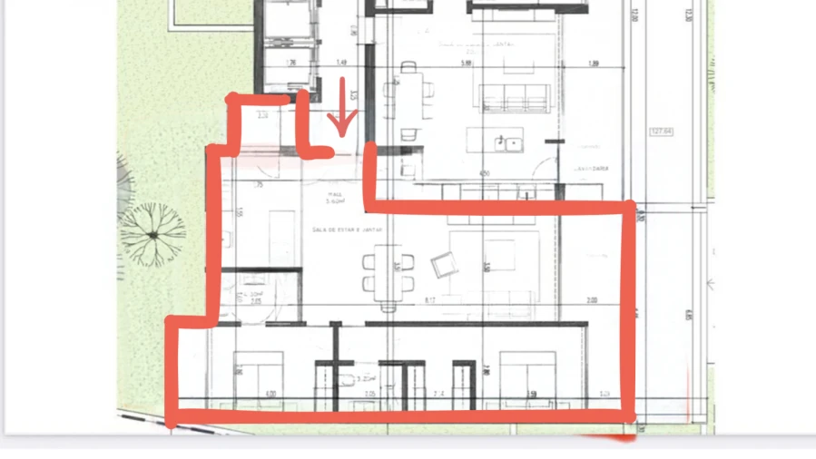 Apartamento T2 para Venda em São Martinho Planta 1