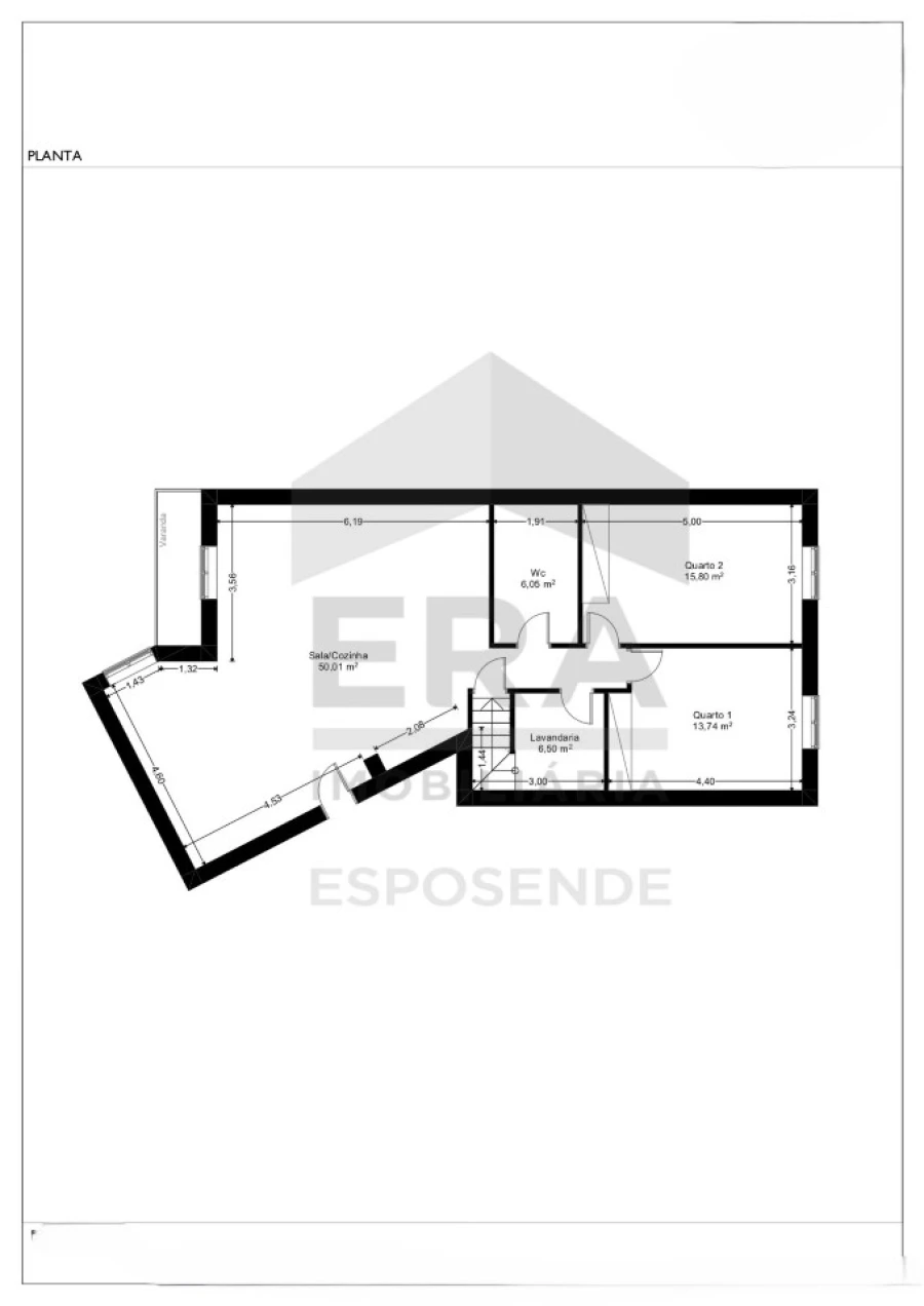 Apartamento T4 para Venda em Esposende, Marinhas e Gandra Planta 1