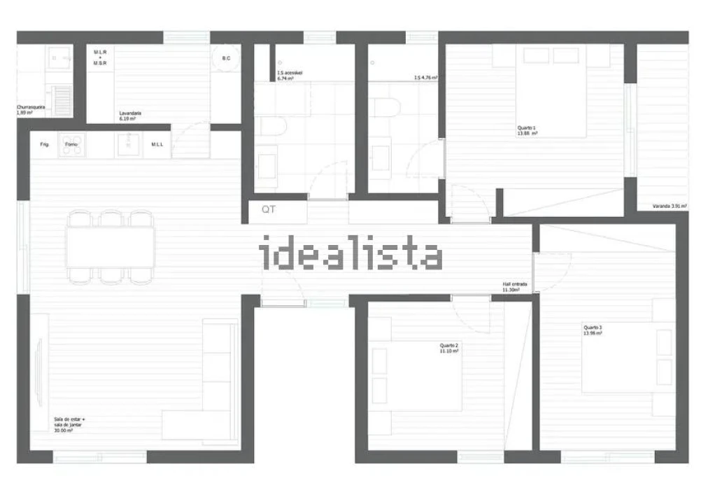 Apartamento T3 para Venda em Ponte Foto 31