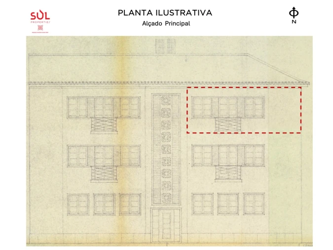 Apartamento T2 para Venda em Alvalade Planta 2