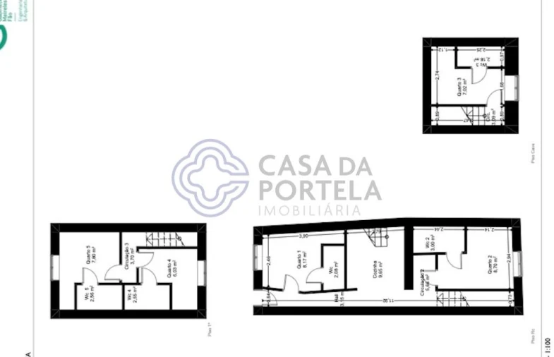 Moradia T2 para Venda em Cedofeita, Santo Ildefonso, Sé, Miragaia, São Nicolau e Vitória Planta 1