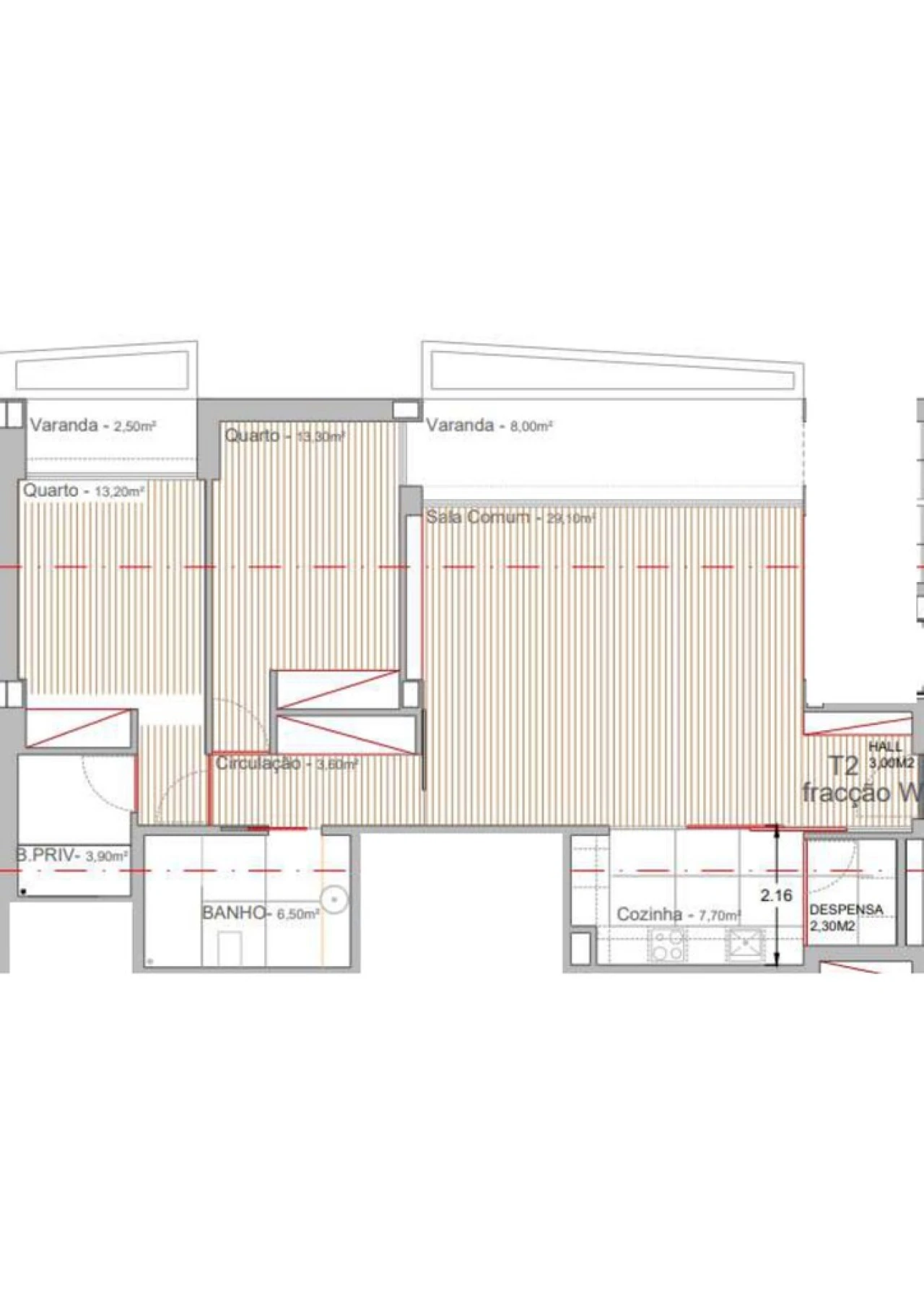Apartamento T2 para Venda em Campo e Sobrado Foto 13