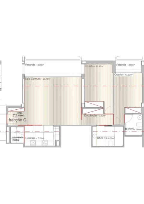 Apartamento T2 para Venda em Campo e Sobrado