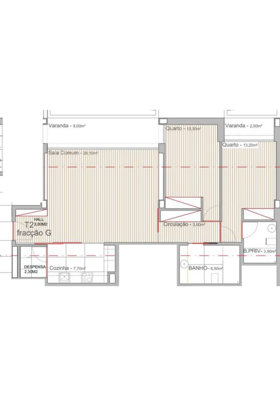 Apartamento T2 para Venda em Campo e Sobrado Foto 13