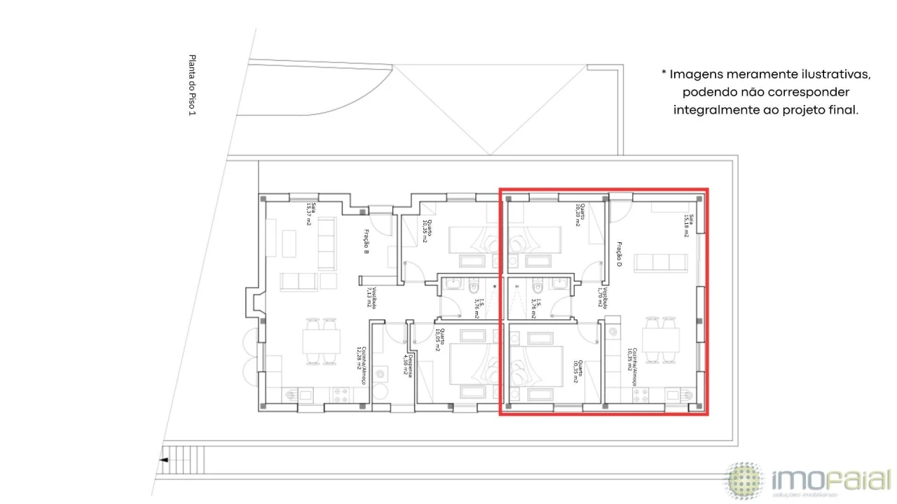 Apartamento T2 para Venda em Castelo Branco Foto 10