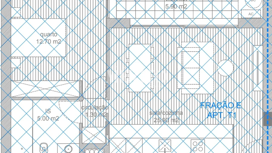 Apartamento T1 para Venda em Adães