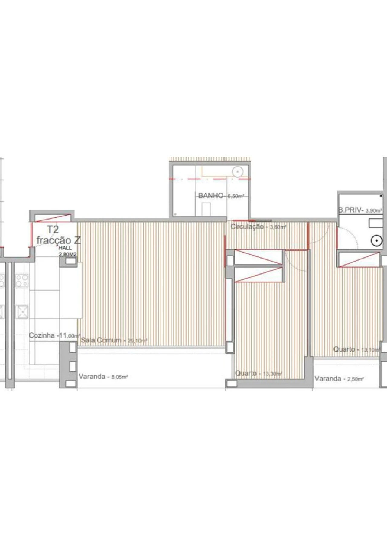 Apartamento T2 para Venda em Campo e Sobrado Foto 13