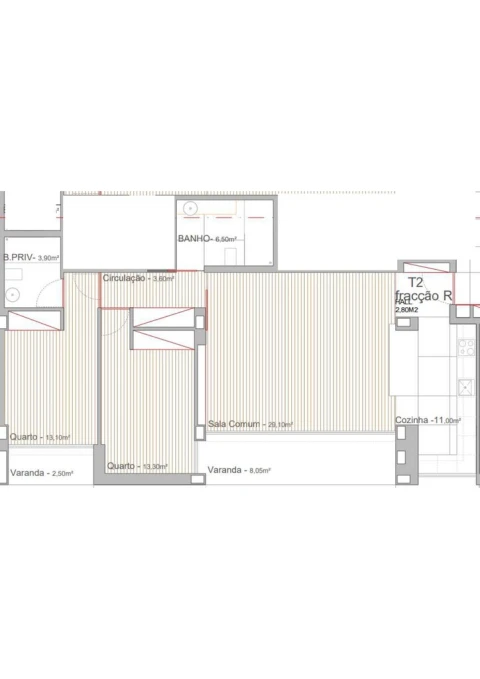 Apartamento T2 para Venda em Campo e Sobrado