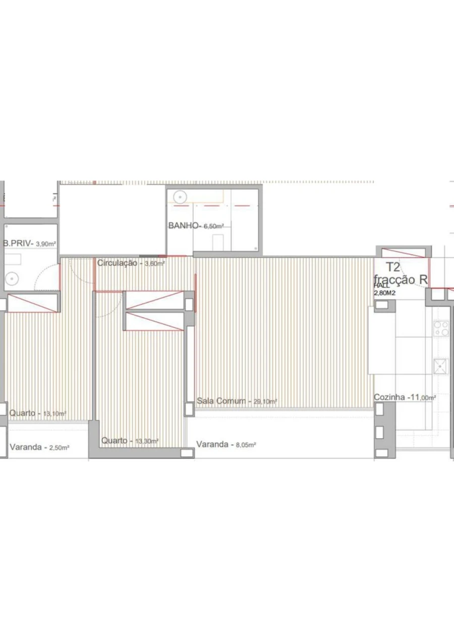 Apartamento T2 para Venda em Campo e Sobrado Foto 13