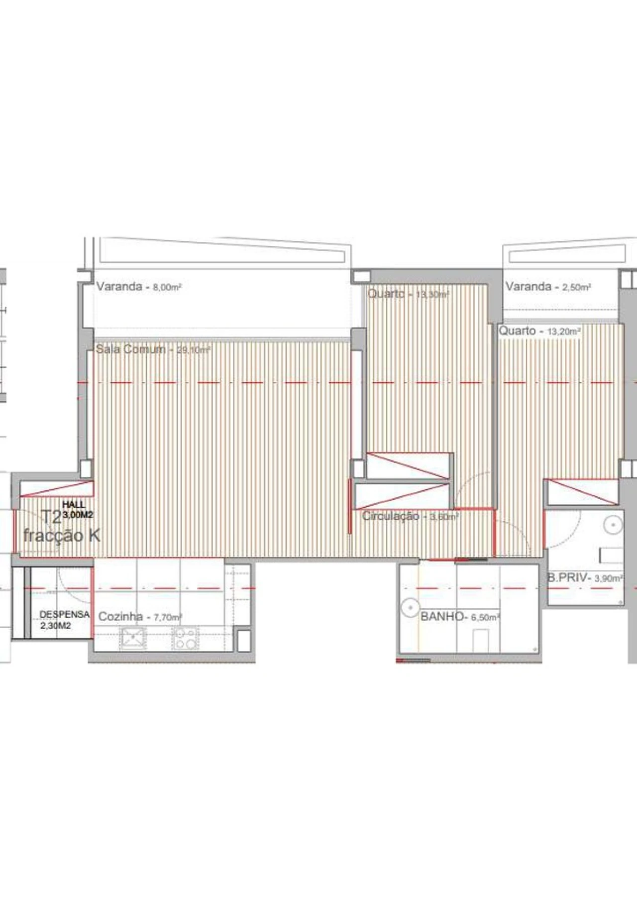 Apartamento T2 para Venda em Campo e Sobrado Foto 13