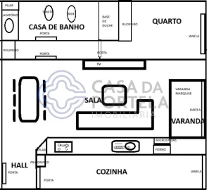 Apartamento T1 para Venda em Póvoa de Varzim, Beiriz e Argivai
