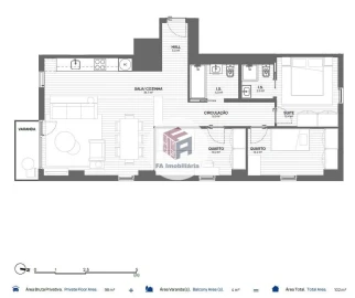 Apartamento T3 para Venda em Matosinhos e Leça da Palmeira
