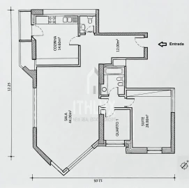 Apartamento T2 para Arrendamento em Campolide
