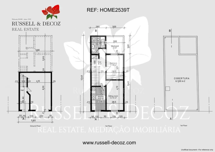Moradia T2 para Venda em Faro (Sé e São Pedro) Planta 1