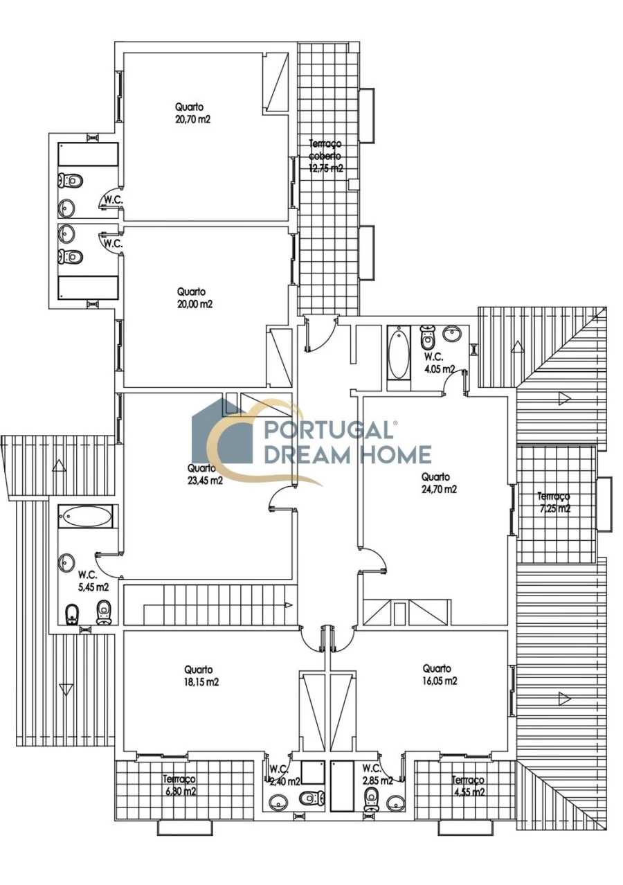 Moradia T6 para Venda em Faro (Sé e São Pedro) Planta 2