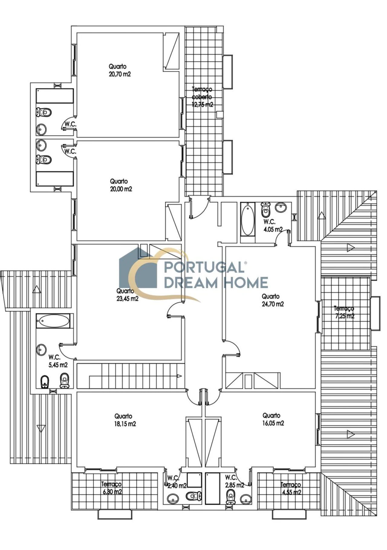 Moradia T6 para Venda em Faro (Sé e São Pedro) Planta 2