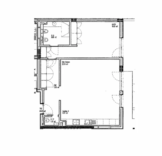 Apartamento T1 para Venda em Arroios Planta 1