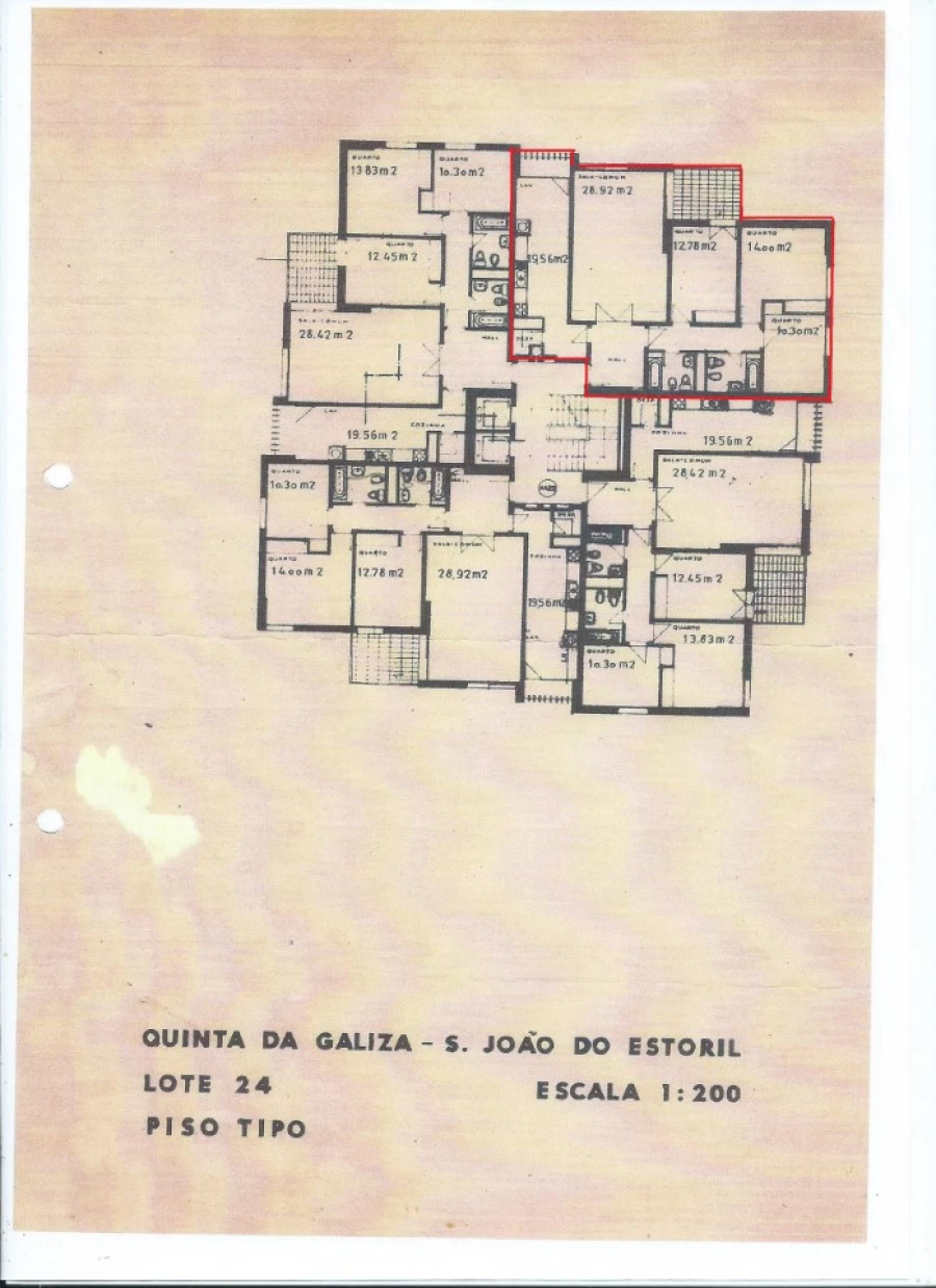 Apartamento T3 para Arrendamento em Cascais e Estoril Planta 1
