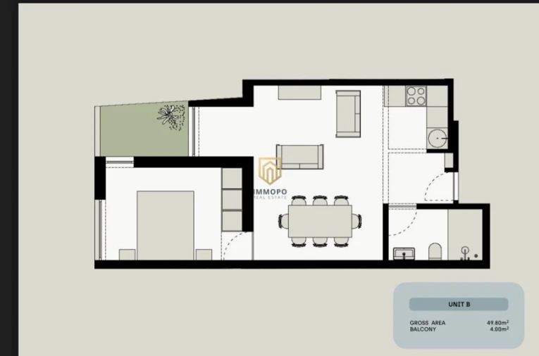 Apartamento T1 para Venda em Cedofeita, Santo Ildefonso, Sé, Miragaia, São Nicolau e Vitória Planta 1