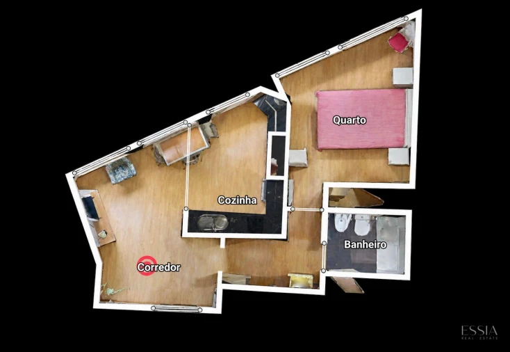 Apartamento T1 para Venda em Bonfim Planta 1