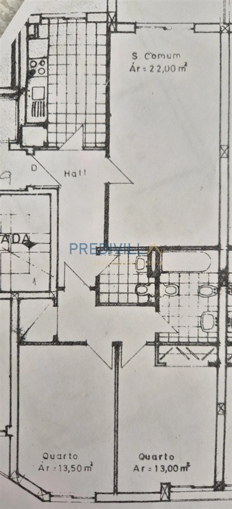Apartamento T2 para Venda em Póvoa de Varzim, Beiriz e Argivai Planta 1