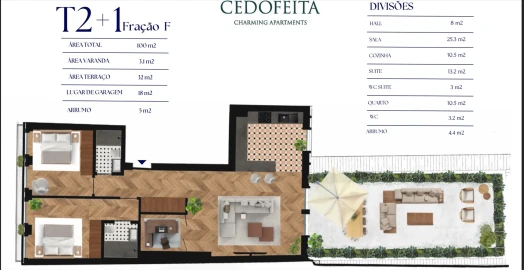 Apartamento T2 para Venda em Cedofeita, Santo Ildefonso, Sé, Miragaia, São Nicolau e Vitória