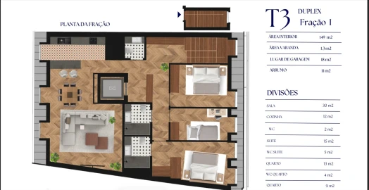 Apartamento T3 para Venda em Cedofeita, Santo Ildefonso, Sé, Miragaia, São Nicolau e Vitória