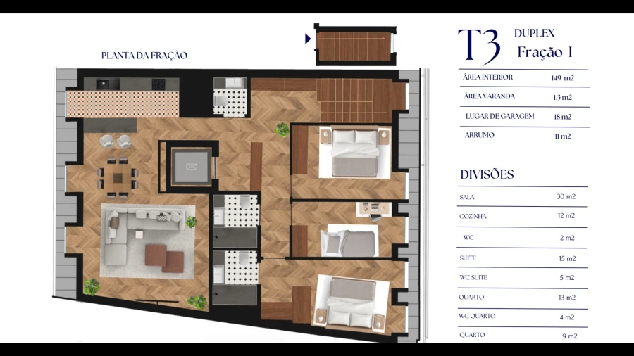 Apartamento T3 para Venda em Cedofeita, Santo Ildefonso, Sé, Miragaia, São Nicolau e Vitória