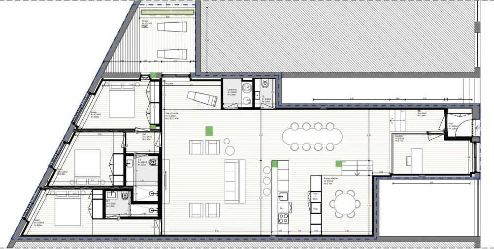 Apartamento T3 para Venda em Lordelo do Ouro e Massarelos Planta 1