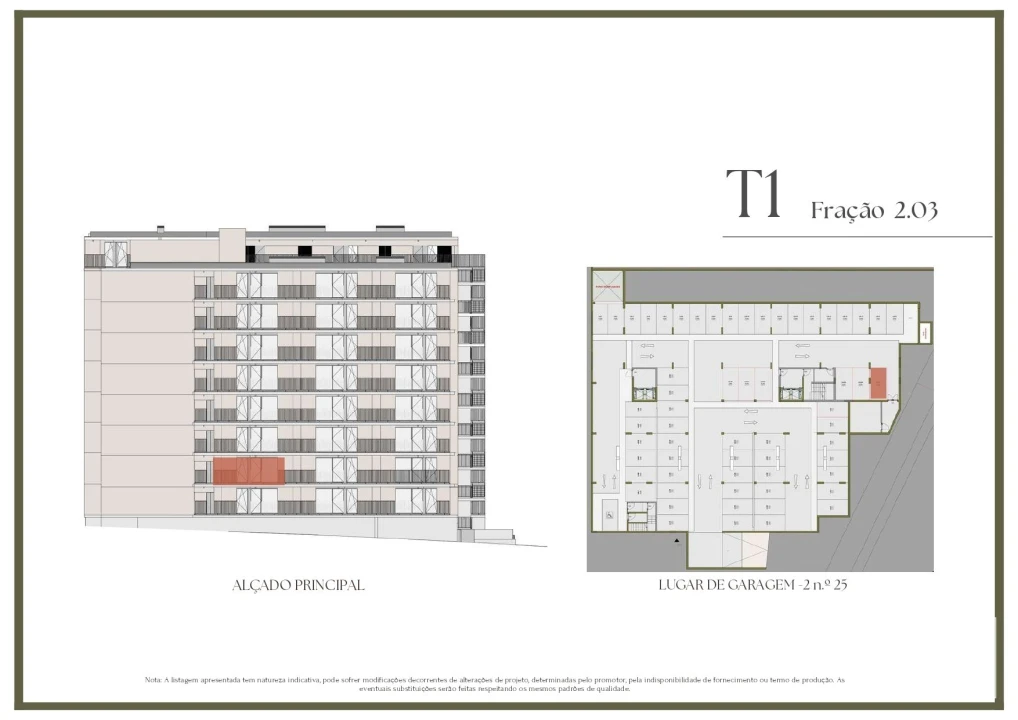 Apartamento T1 para Venda em Vilar de Andorinho Planta 2