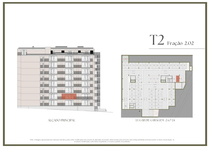 Apartamento T2 para Venda em Vilar de Andorinho Planta 1
