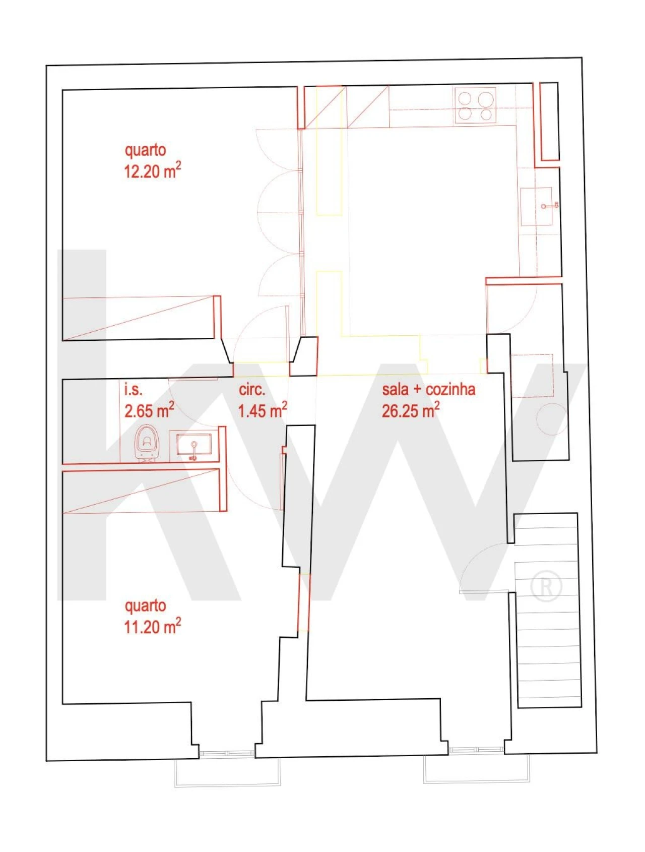 Apartamento T2 para Venda em Arroios Foto 20