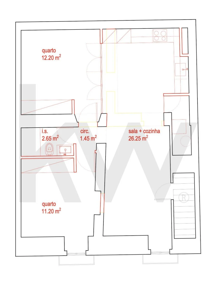 Apartamento T2 para Venda em Arroios Foto 20