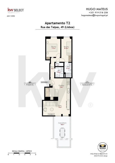 Apartamento T3 para Venda em Santo António