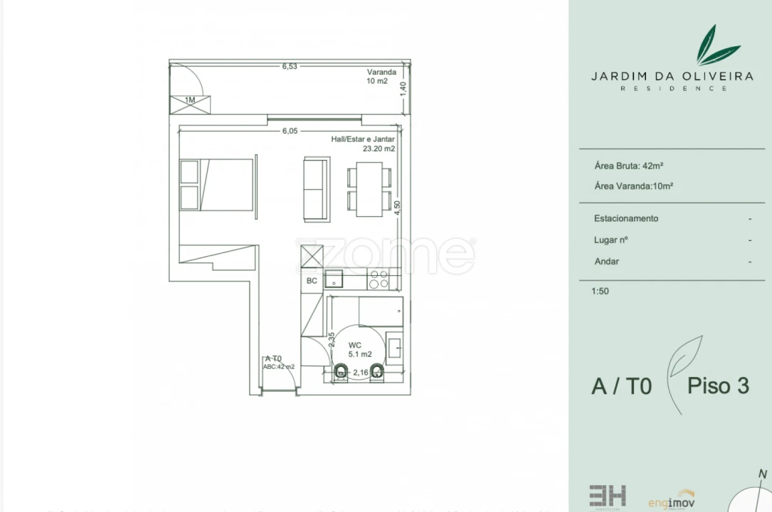 Apartamento T1 para Arrendamento em Matosinhos e Leça da Palmeira Foto 27