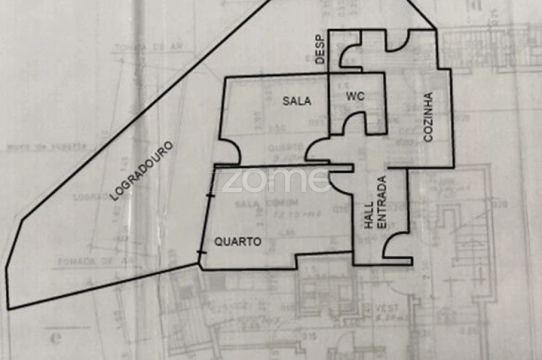 Apartamento T1 para Venda em Póvoa de Santo Adrião e Olival Basto Planta 1