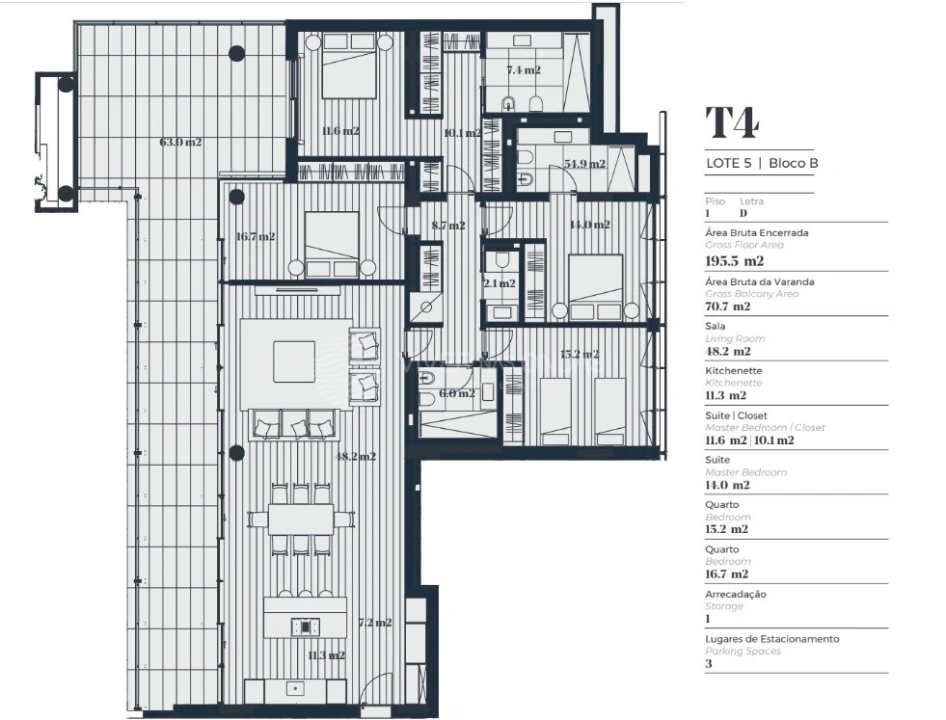 Apartamento T4 para Venda em Marvila Foto 21