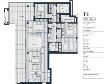 Apartamento T4 para Venda em Marvila