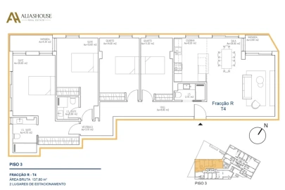 Apartamento T4 para Venda em Atouguia da Baleia