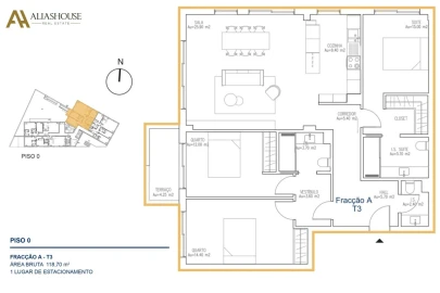 Apartamento T3 para Venda em Atouguia da Baleia