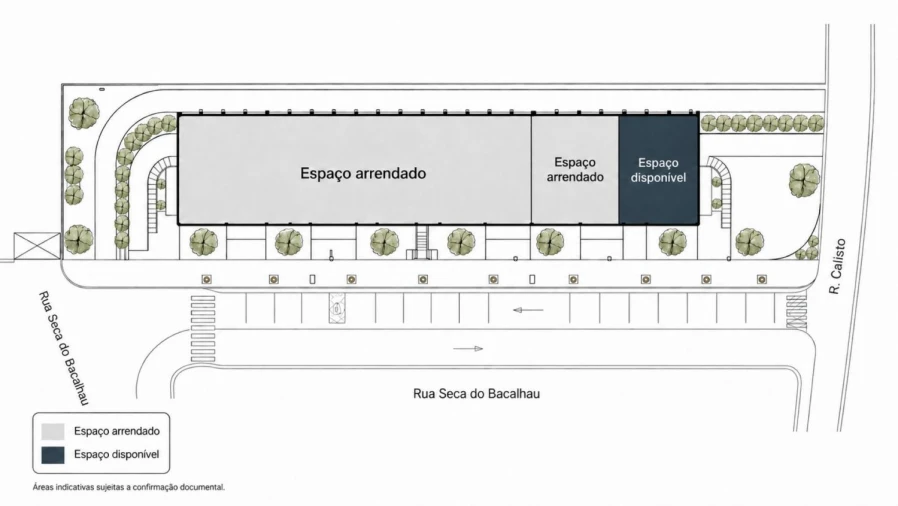 Loja para Arrendamento em Canidelo Planta 1