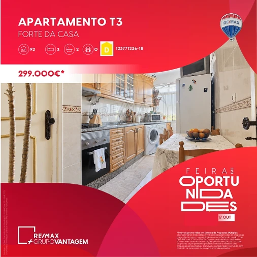 Apartamento T3 para Venda em Póvoa de Santa Iria e Forte da Casa Foto 50