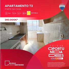 Apartamento T2 para Venda em Póvoa de Santa Iria e Forte da Casa