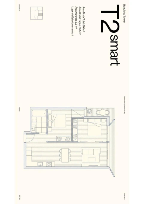 Apartamento T2 para Venda em Lordelo do Ouro e Massarelos