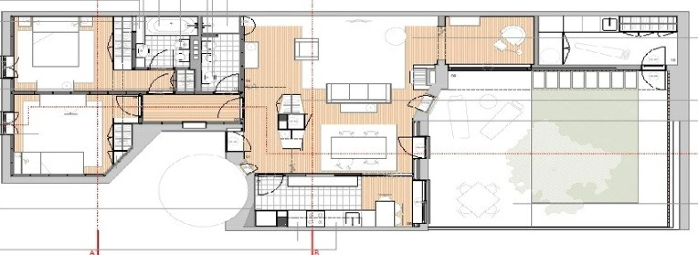 Apartamento T2 para Arrendamento em Aldoar, Foz do Douro e Nevogilde Planta 1