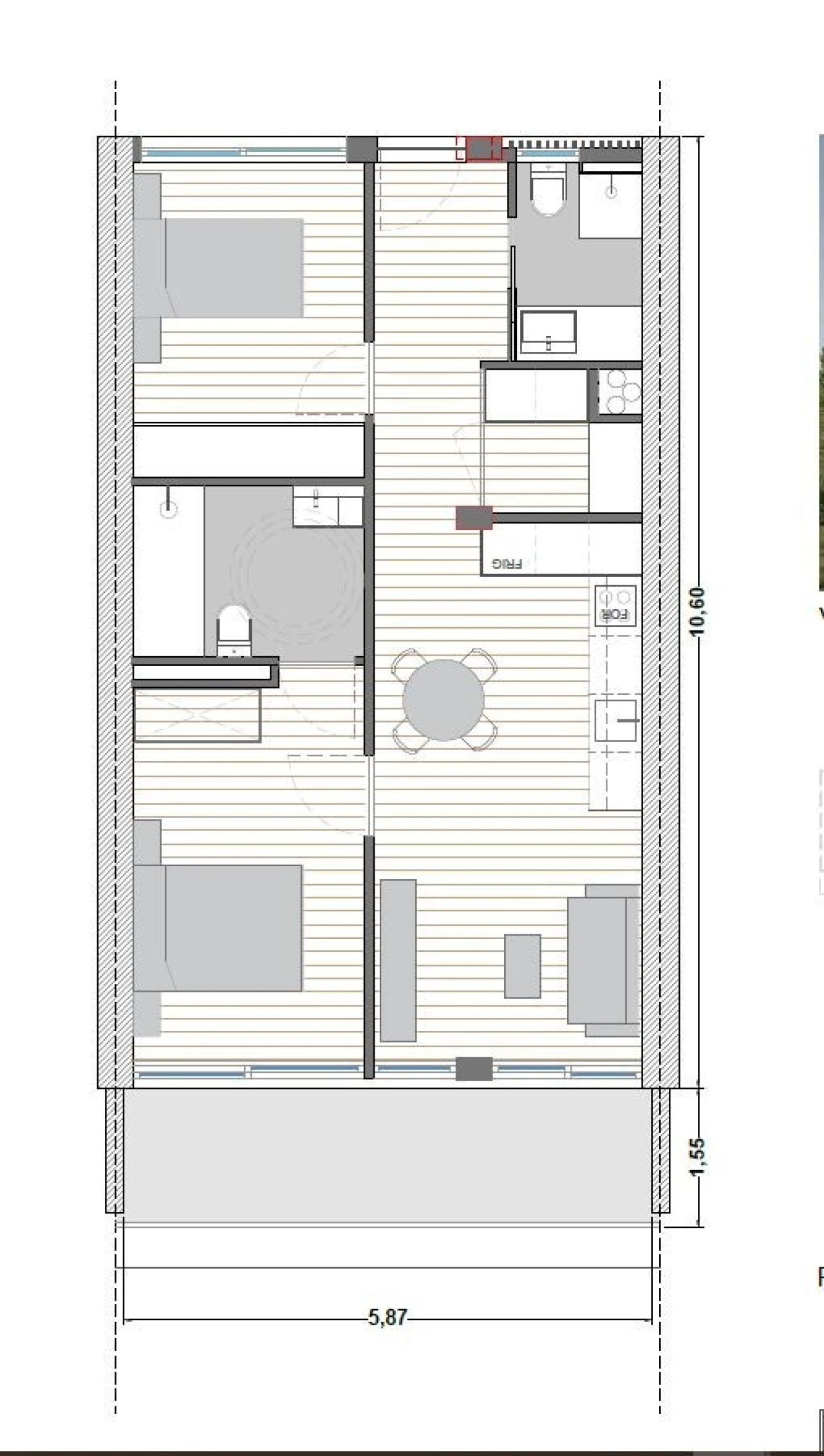 Apartamento T2 para Venda em Guardizela Foto 12